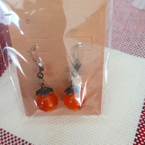 Orange Earrings